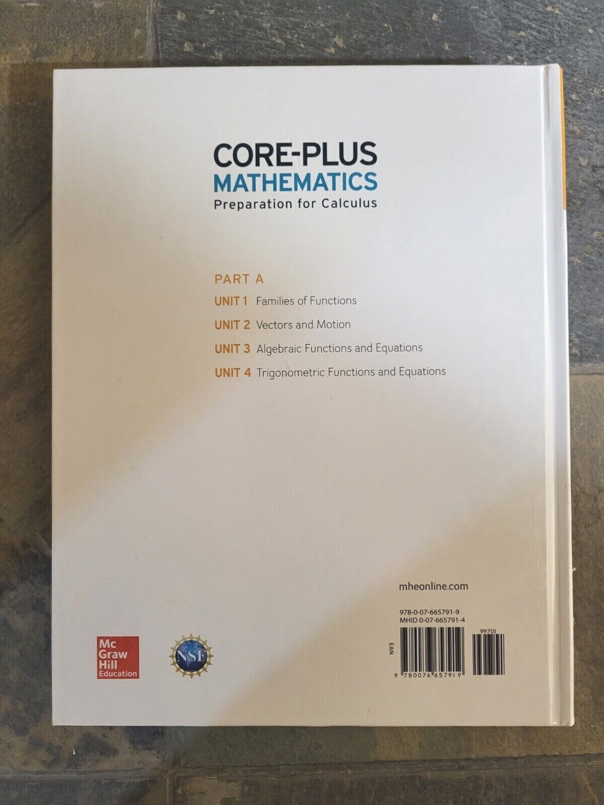 CORE-PLUS MATHEMATICS -Course 4 (COMMON CORE) Teacher's Guide Part A