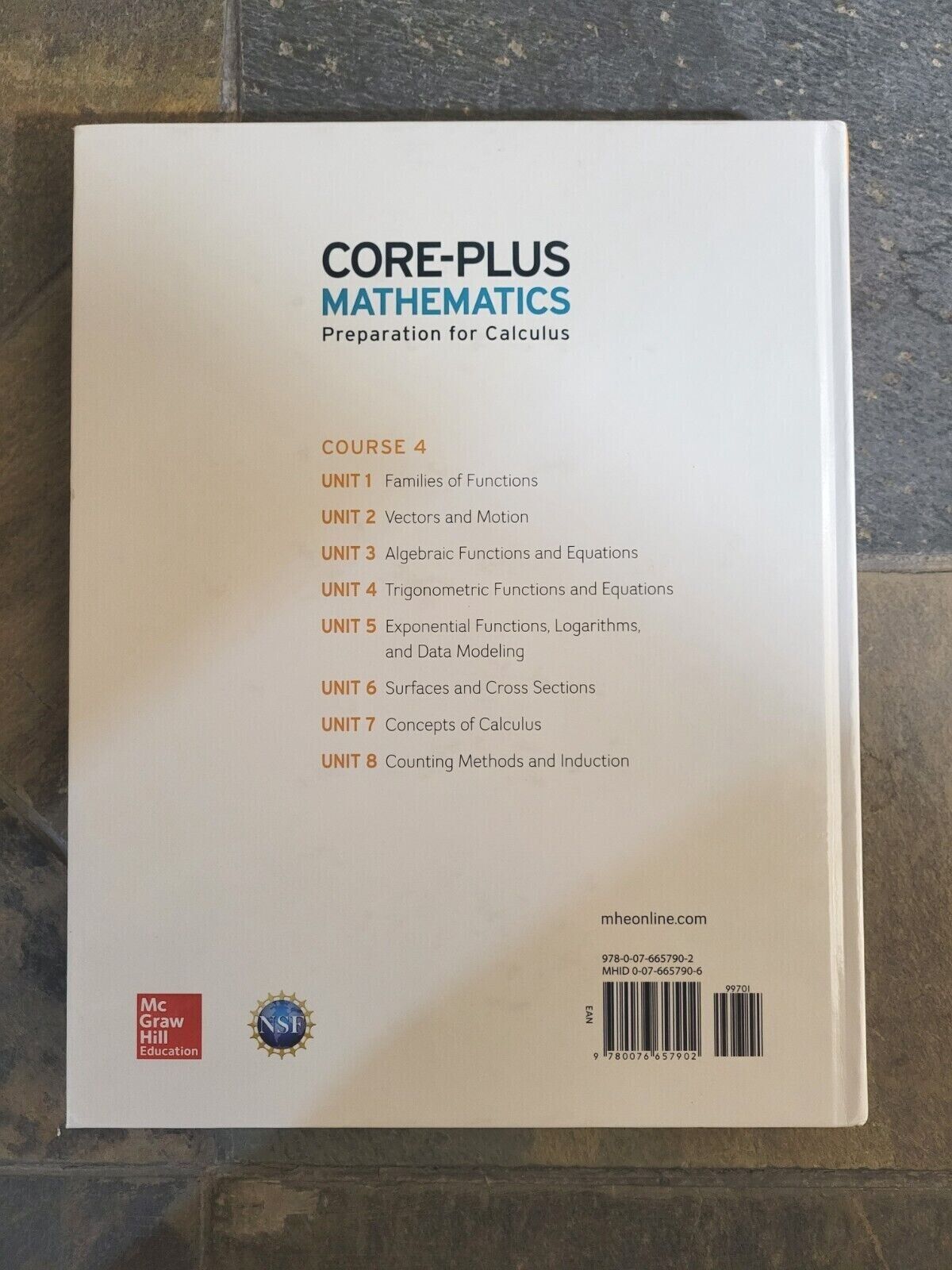 CORE-PLUS MATHEMATICS -Course 4 (COMMON CORE)