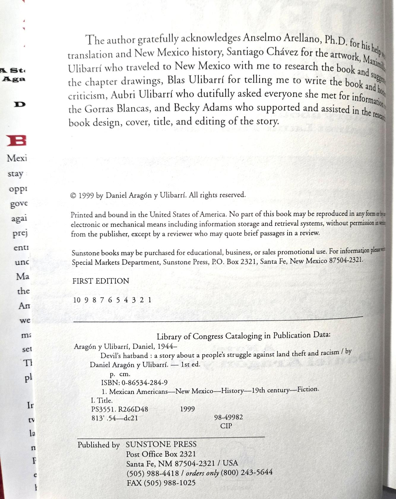 Devil's Hatband: A Story About a People's Struggle Against Land Theft and Racism