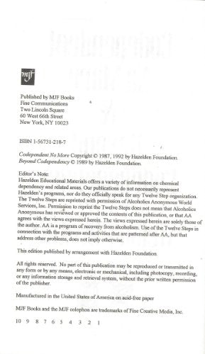 Codependent No More & Beyond Codependency