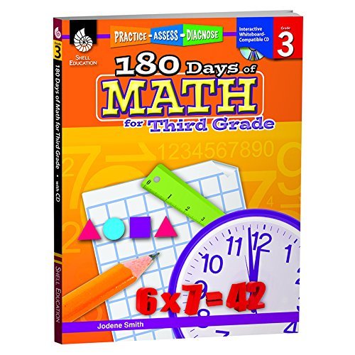 SHELL EDUCATION 180 DAYS OF MATH GR 3