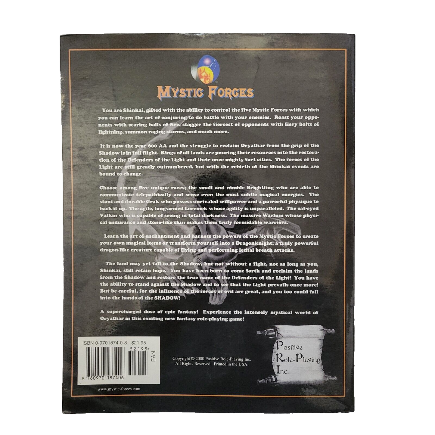 Mystic Forces (out of Print) by Lonie Joe Meade (2000) Roleplaying