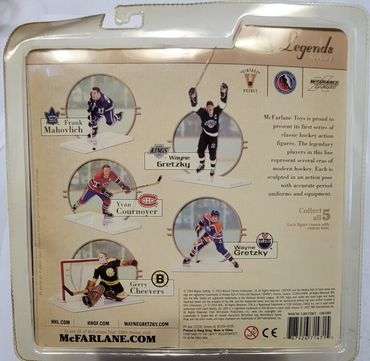 Wayne Gretzky - 2004 McFarlane NHL Sportspicks Legends - Edmonton Oilers