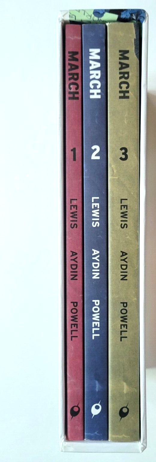 March (Trilogy Slipcase Set) - Paperback, by Lewis John ; Aydin