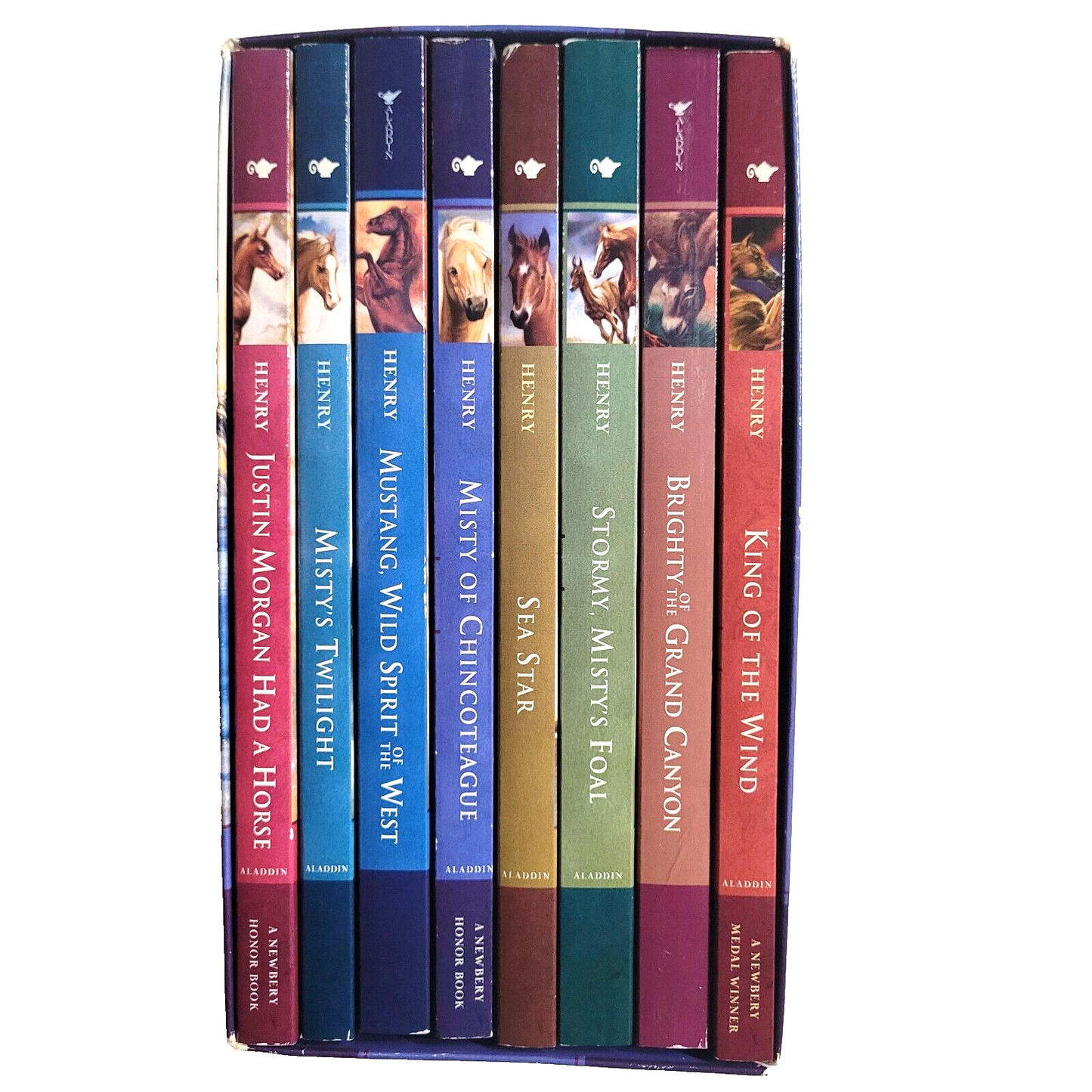 Marguerite Henry Stable of Classics Boxed Set 8 books Misty of Chincoteague