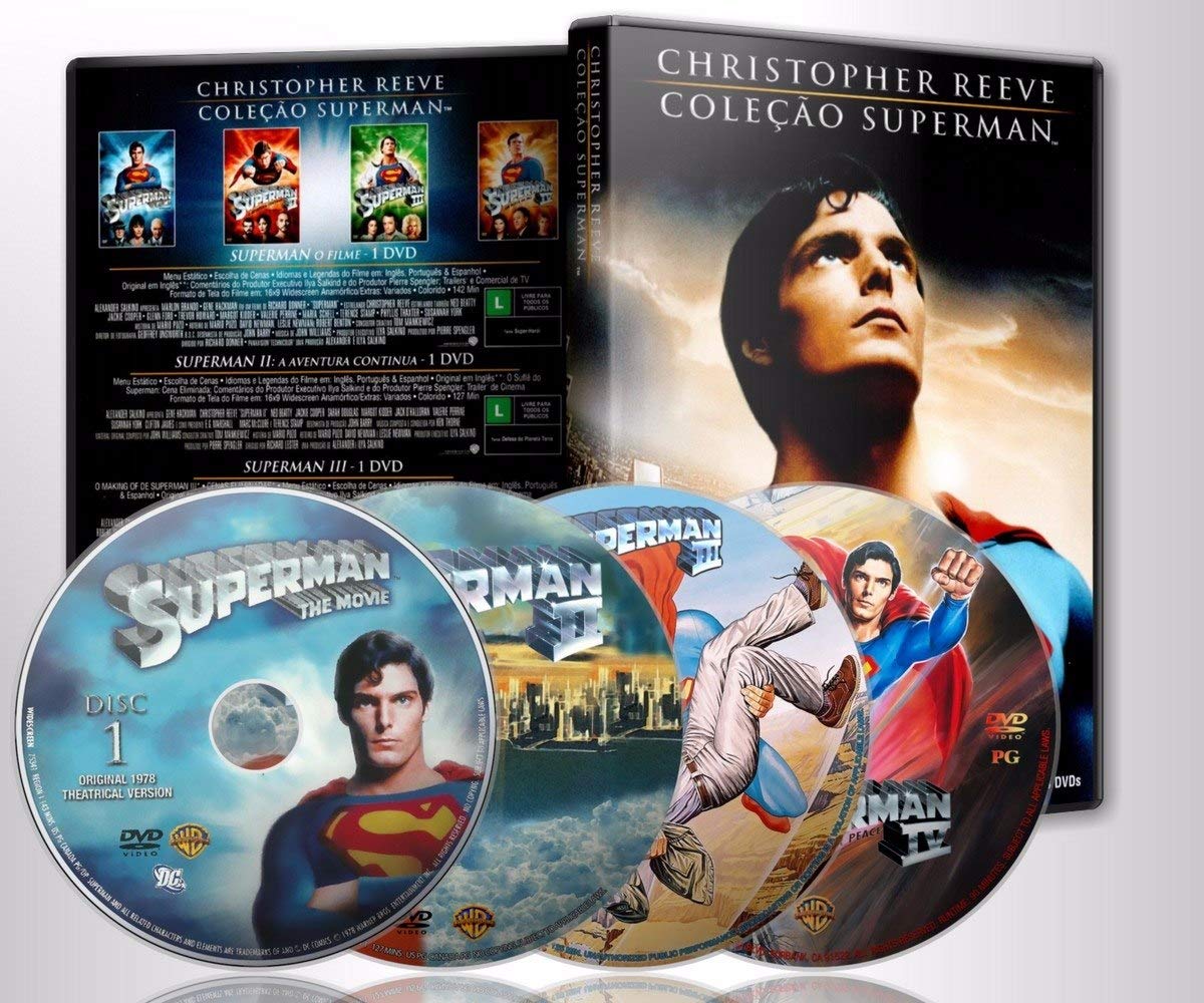 The Christopher Reeve Superman Collection (Superman - The Movie / Superman II / Superman III / Superman IV - The Quest for Peace)