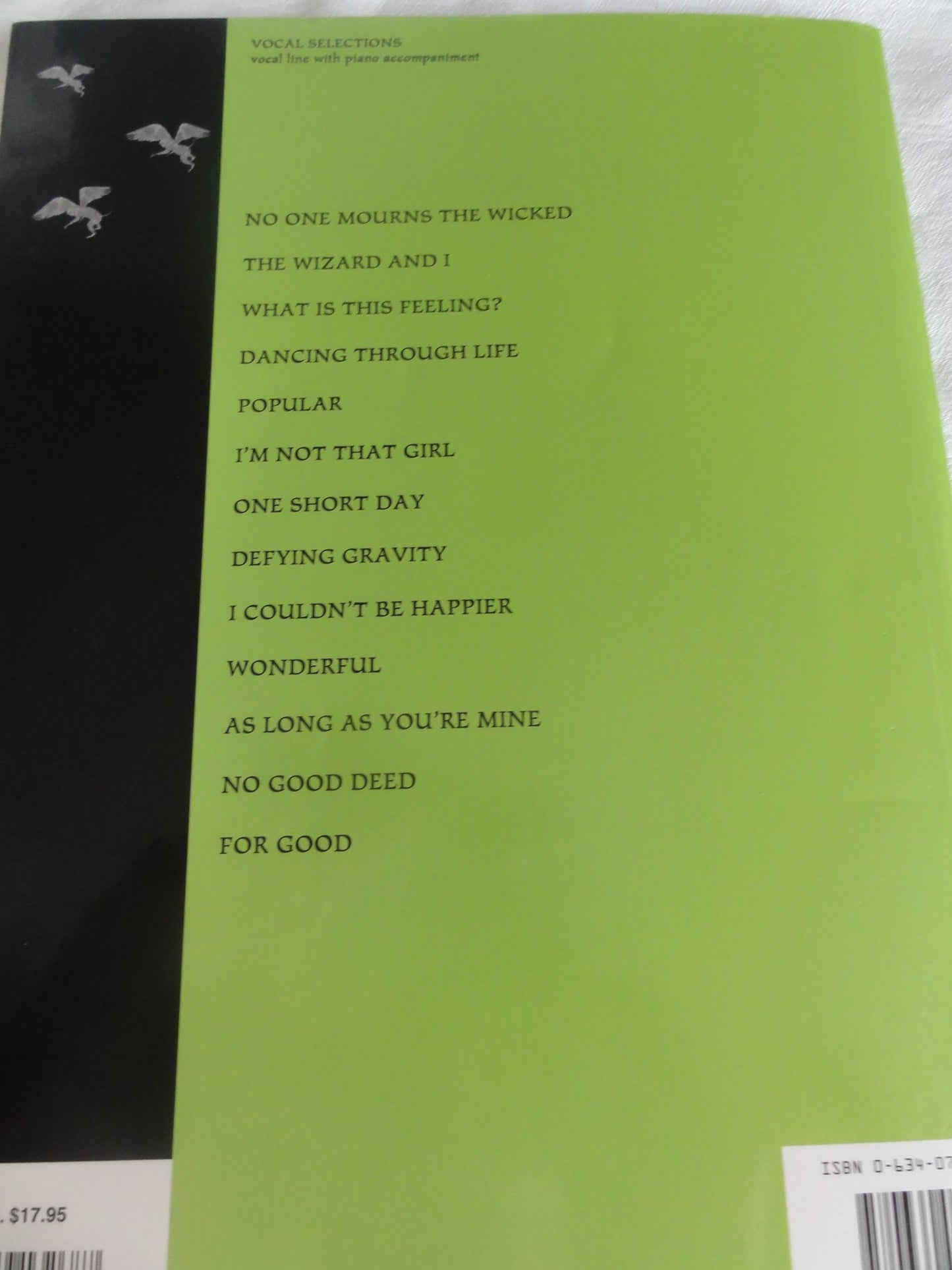 Wicked - Vocal and Piano