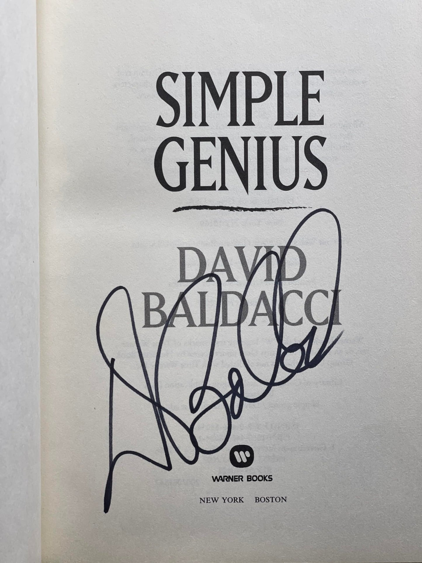 Simple Genius by David Baldacci