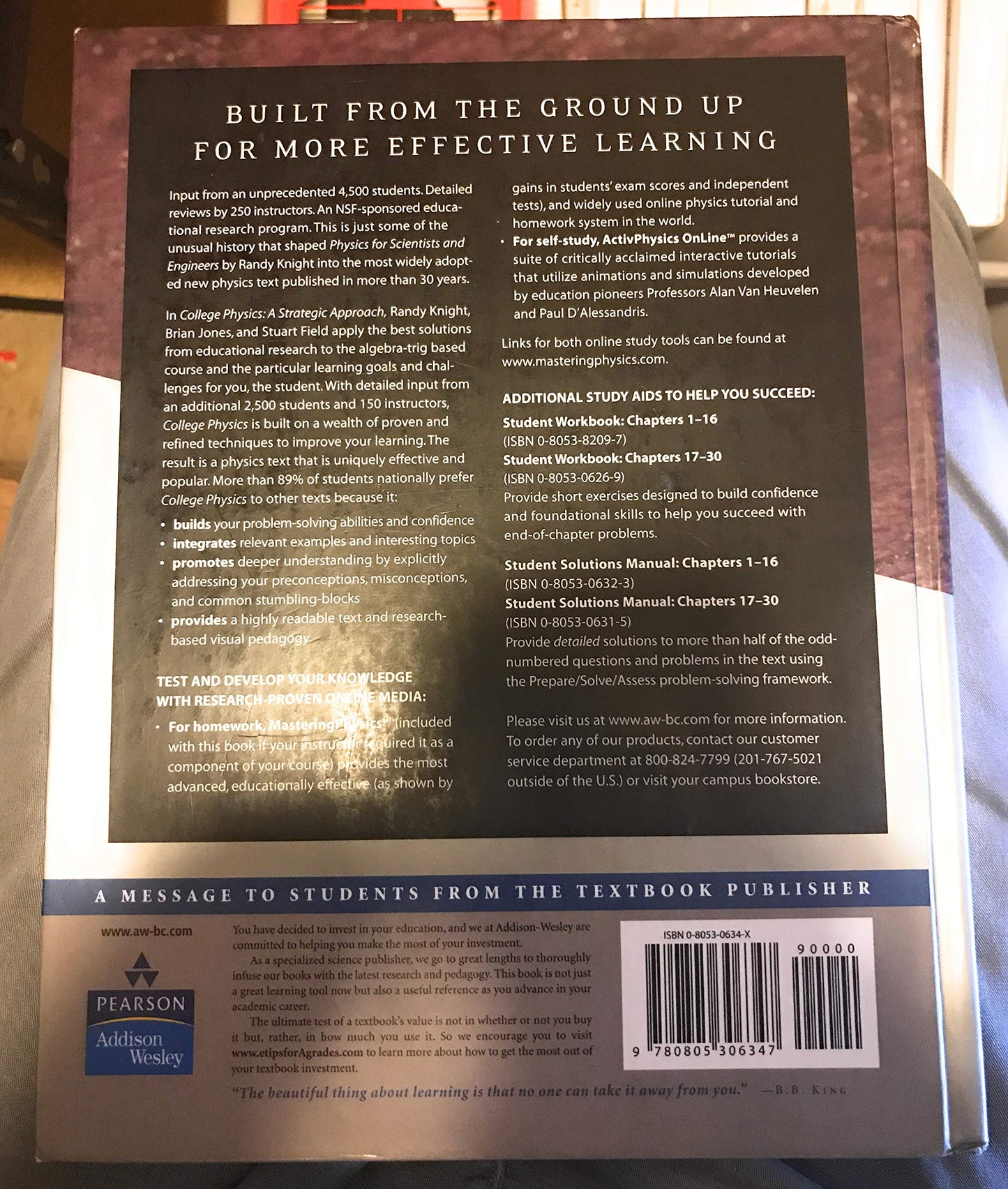 College Physics: A Strategic Approach Randall D. Knight; Brian Jones and Stuart Field