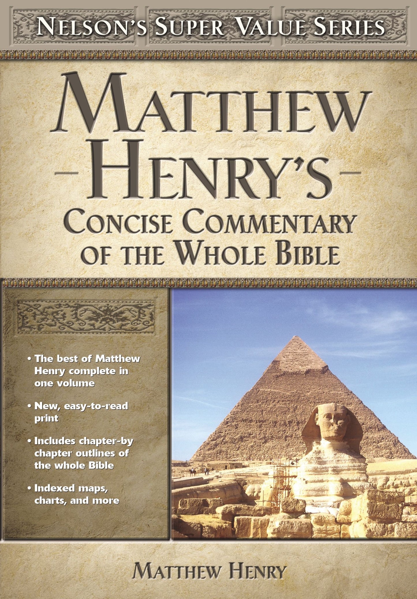 Matthew Henry's Concise Commentary on the Whole Bible (Super Value Series) Henry, Matthew