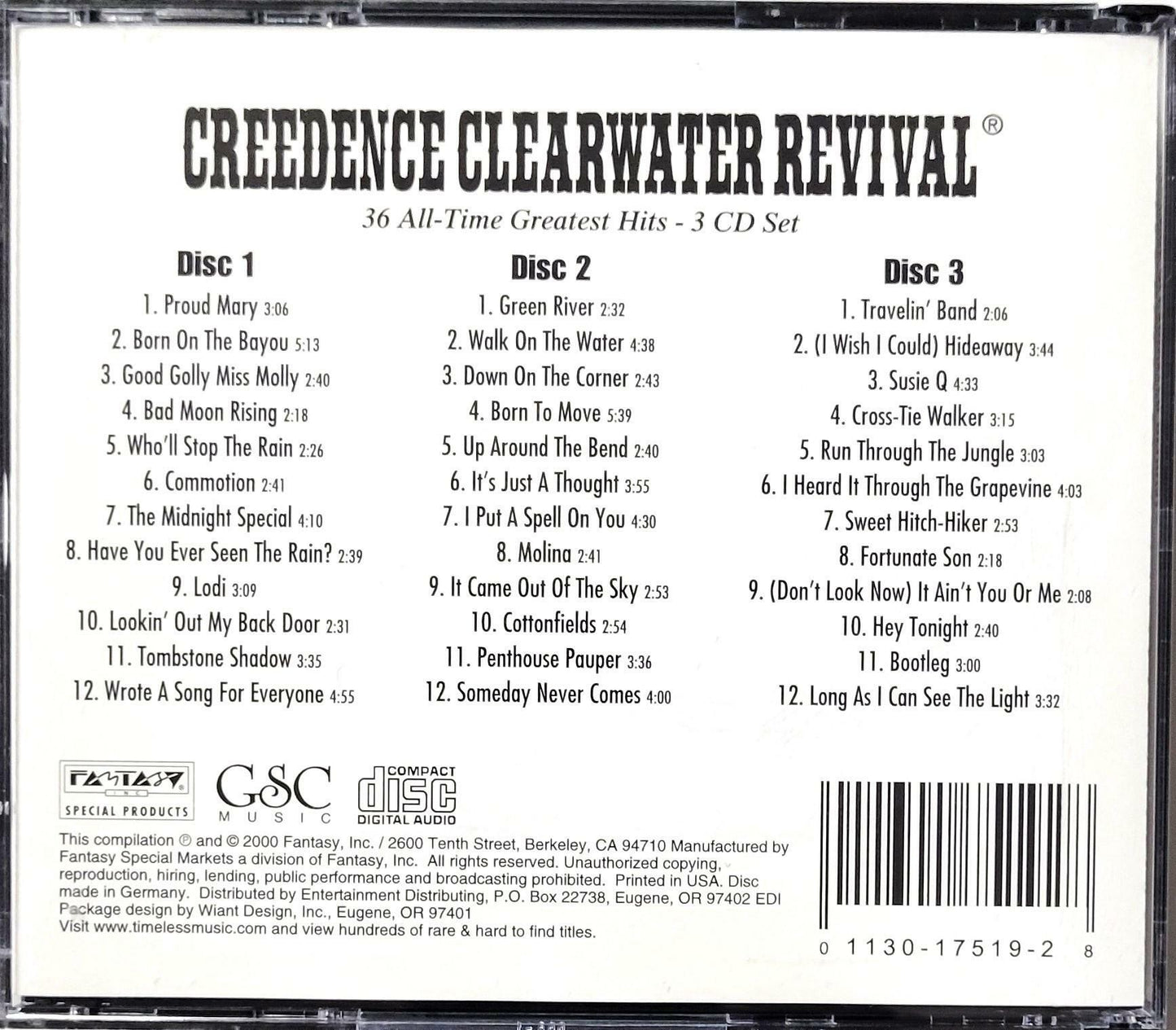 Creedence Clearwater Revival - 36 All Time Greatest Hits!