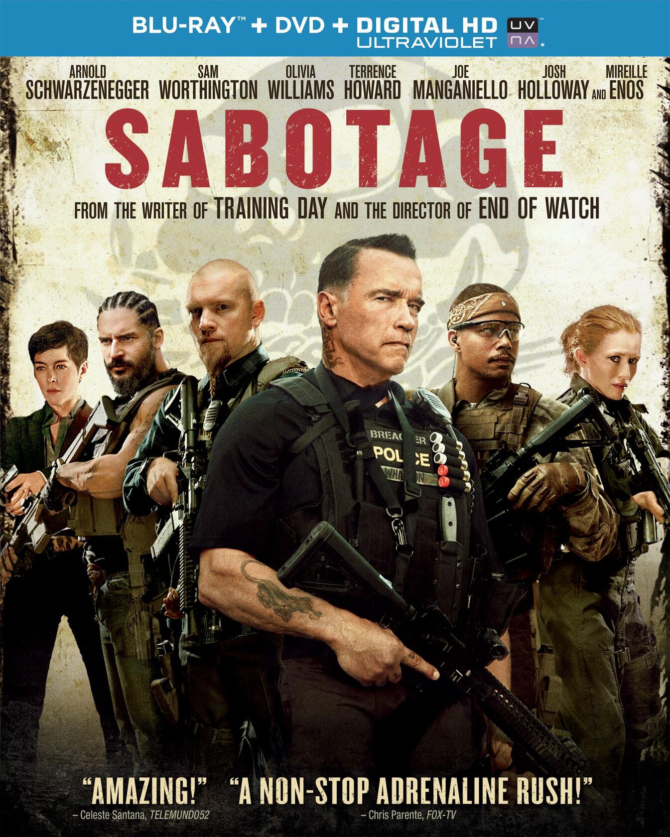 Sabotage (Blu-Ray DVD Digital Copy)