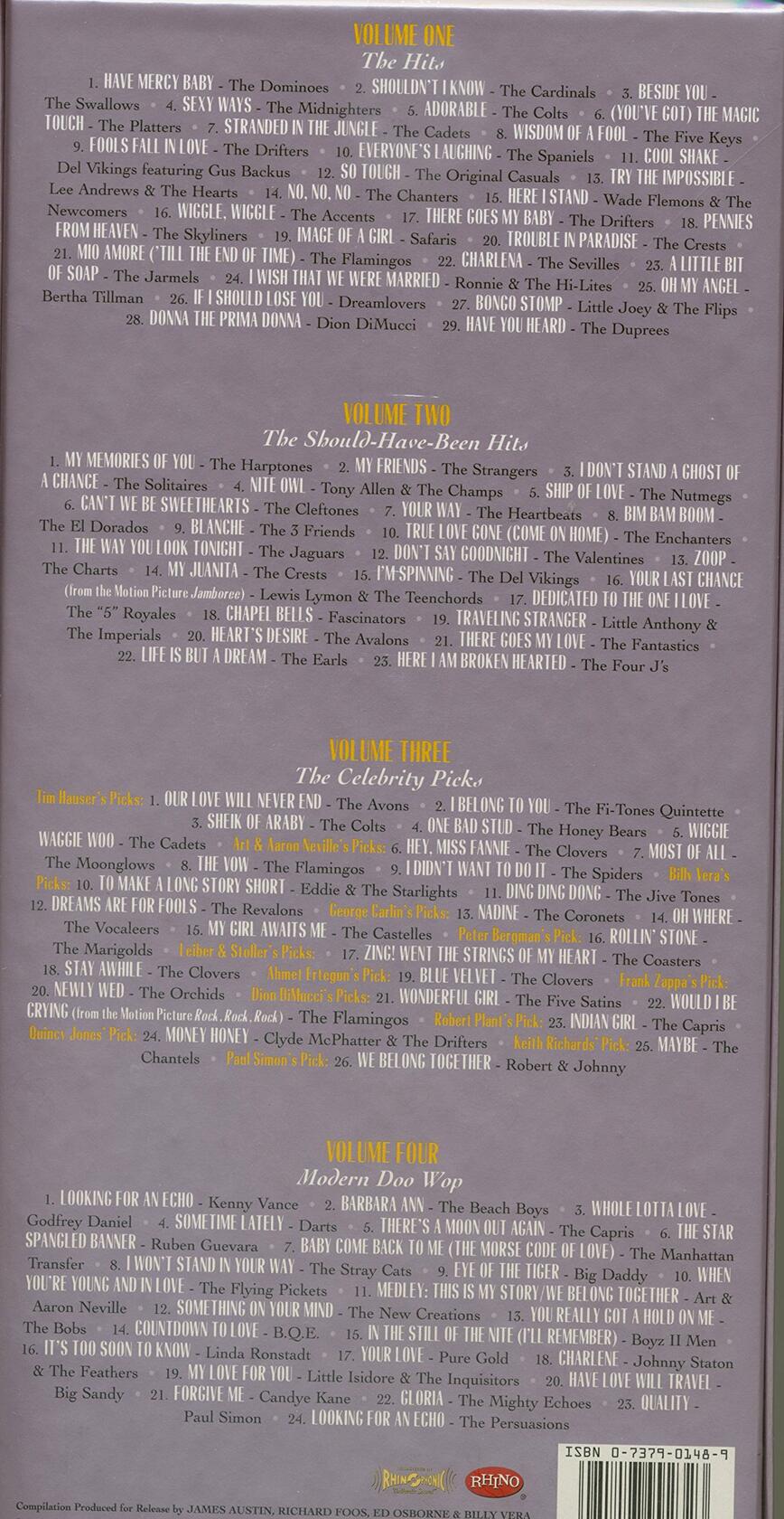 The Doo Wop, Box 3 (CD Set)