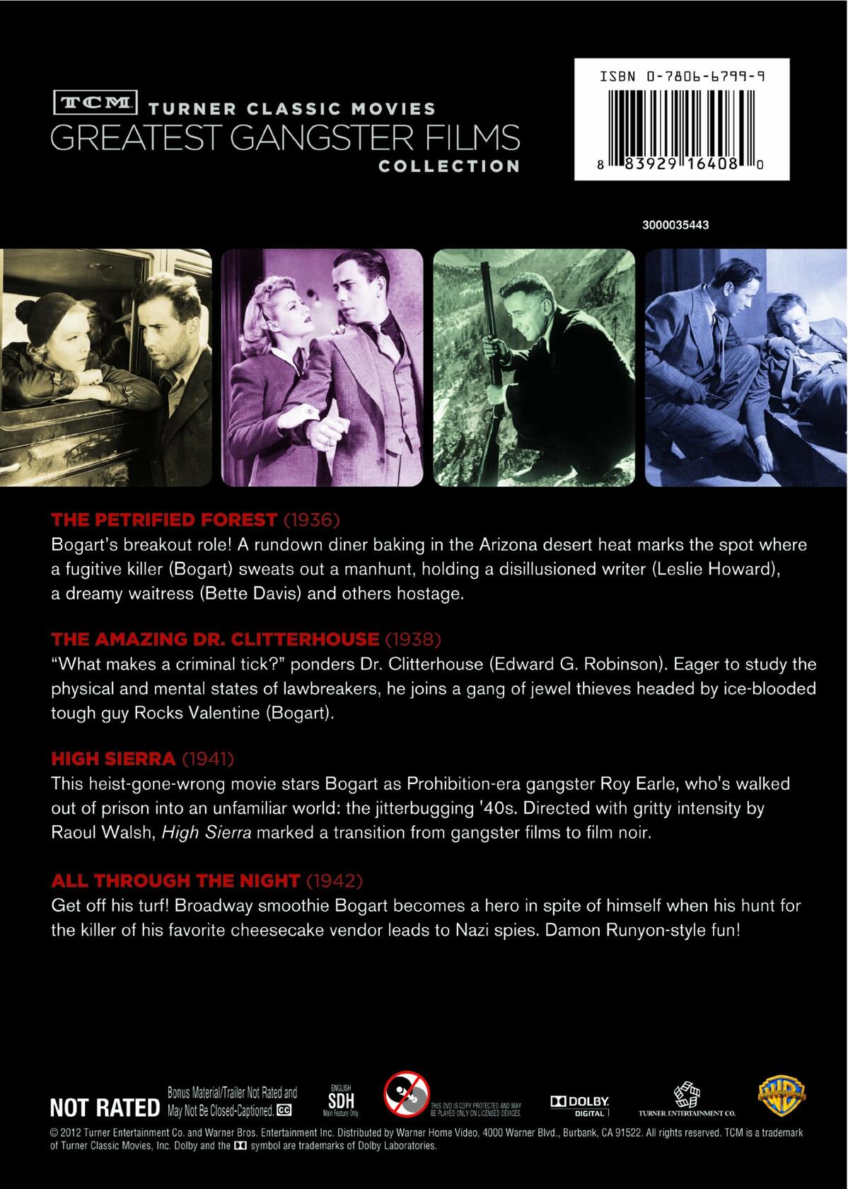 TCM Greatest Classic: Gangsters - Humphrey Bogart (DVD)