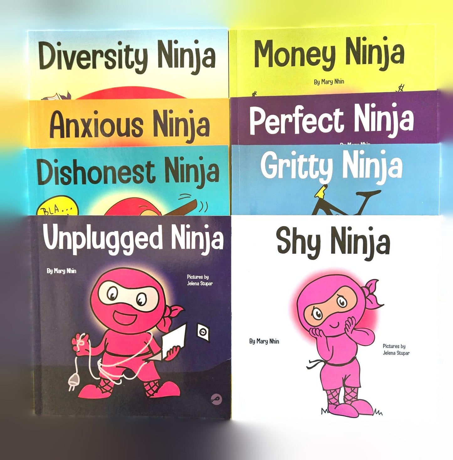 Ninja Life Hacks Growth Mindset 8 Book Box Set (Books 9-16)