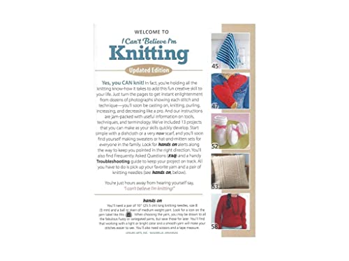 I Can't Believe I'm Knitting: Updated Edition-Color How-To Photos, Felting Basics, Socks Too!