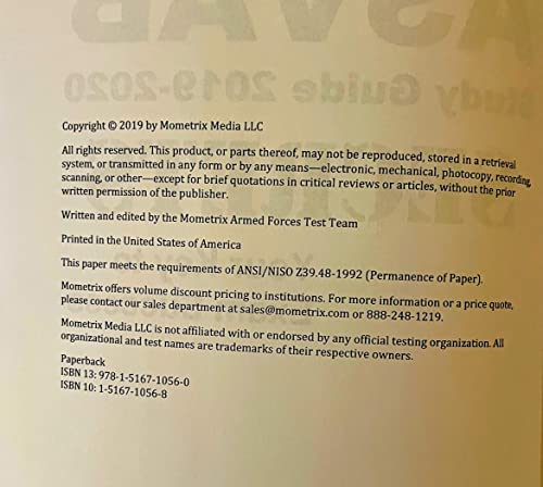 ASVAB Study Guide 2019-2020 Secrets: ASVAB Test Prep Book 2019 & 2020 and Practice Test Questions for the Armed Services Vocational Aptitude Battery Exam (Includes Step-by-Step Review Tutorial Videos)