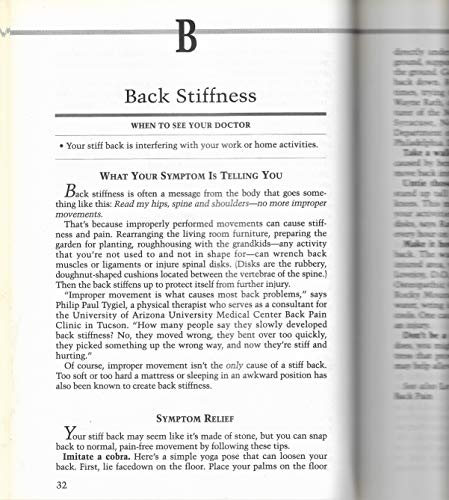 Symptoms: Their Causes & Cures : How to Understand and Treat 265 Health Concerns