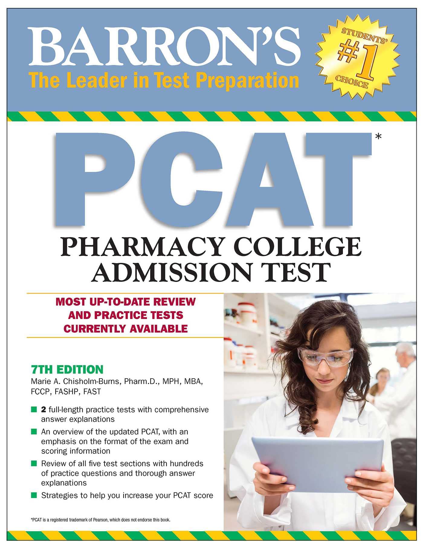 PCAT: Pharmacy College Admission Test (Barron's Test Prep)