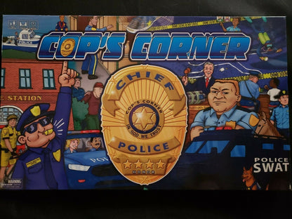 Game Cop's Corner Board Game ages 6 & up Great graphics* Complete/VG Condition!!