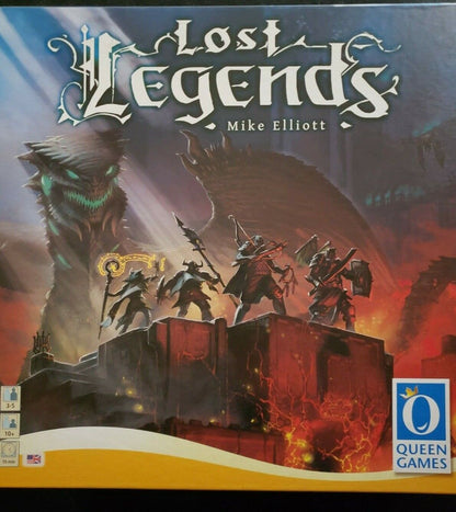 Lost Legends (Board Game, 2013) Queen Games Mike Elliott 3-5 Players COMPLETE