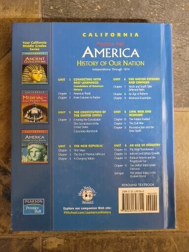 America: History of Our Nation/California Edition  ***10 BOOK LOT** Good ***