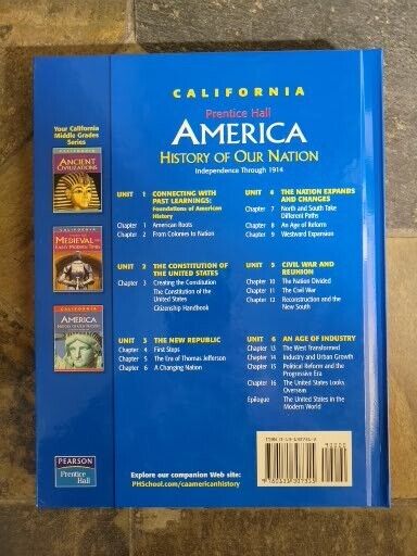 America: History of Our Nation/California Edition  ***10 BOOK LOT**Like New**