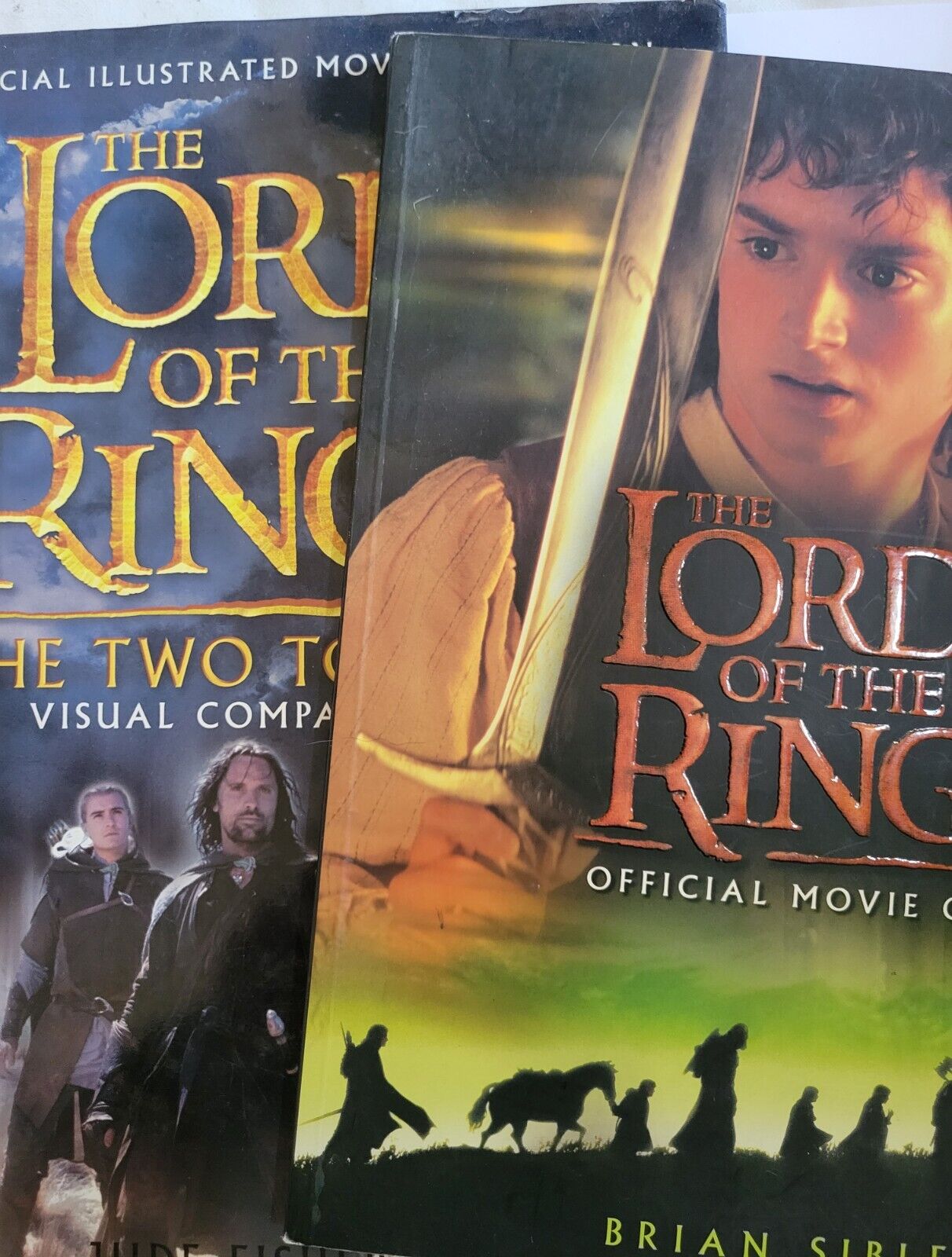 The Lord of the Rings 2 Book Lot ; Official Movie Guide and Two Towers Book