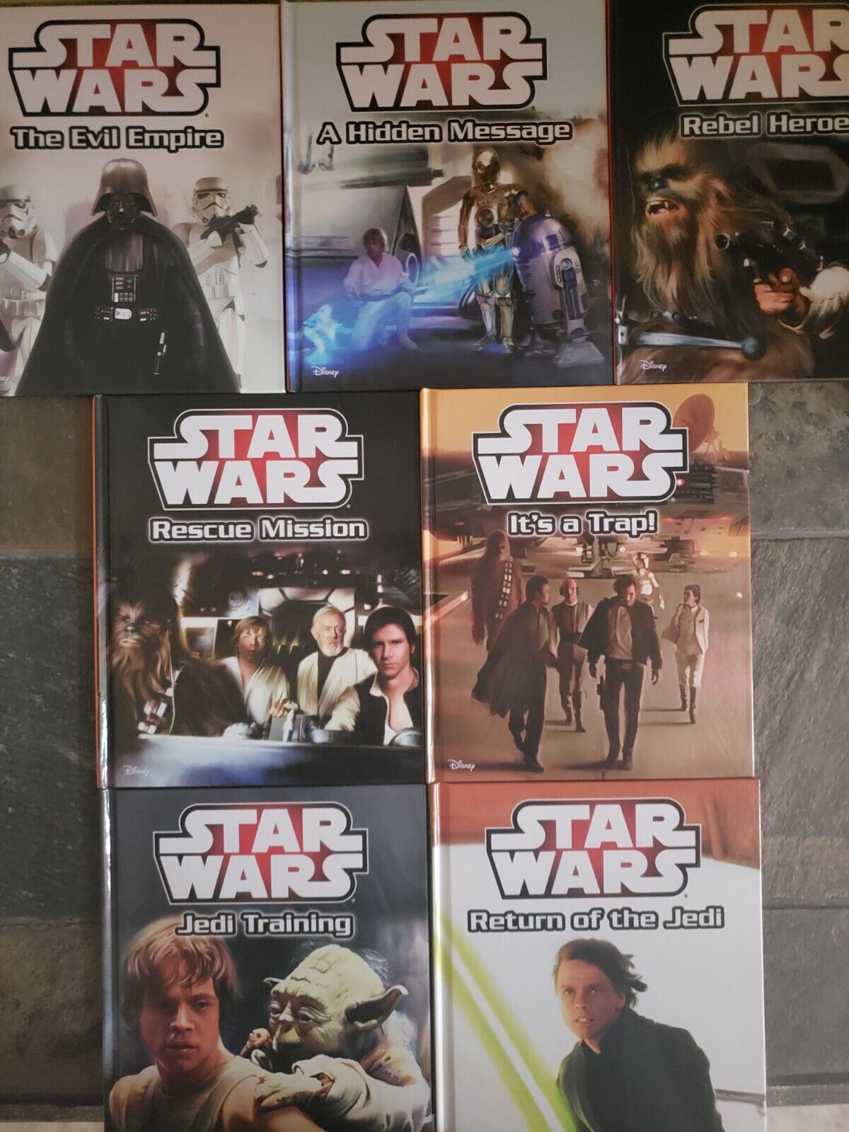 Lot of 7: Star Wars "Me Reader" books; All books are VG condition!