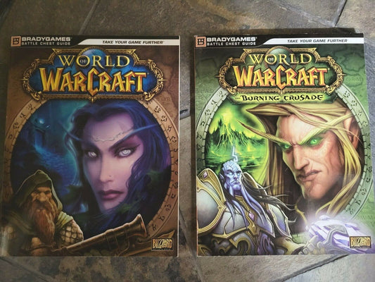 WORLD OF WARCRAFT BATTTLE CHEST GUIDES LOT (2) BURNING CRUSADE