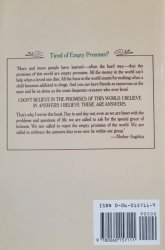 Mother Angelica's Answers, Not Promises : Simple Solutions to Life's Problems