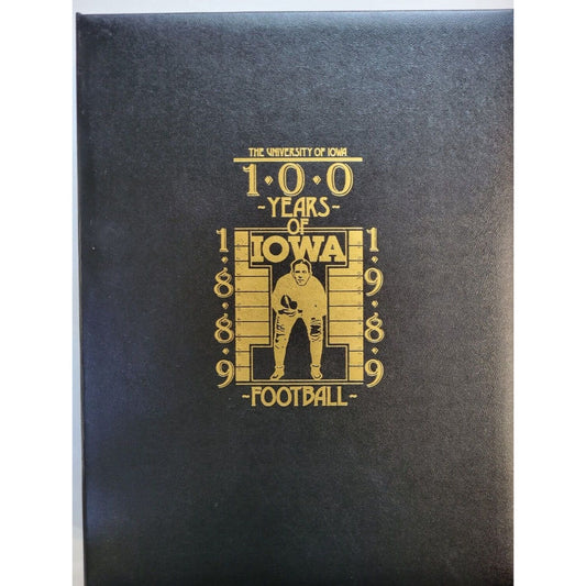 100 Years of Iowa Football ; HC slipcase, 2 volumes