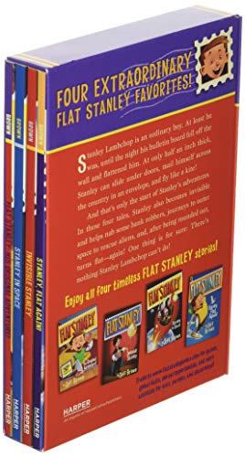 The Flat Stanley Collection Box Set: Flat Stanley, Invisible Stanley, Stanley in Space, and Stanley, Flat Again!