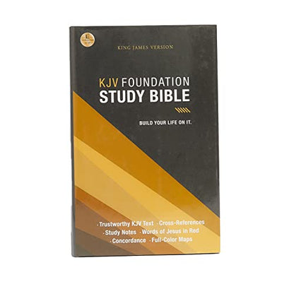 KJV, Foundation Study Bible, Hardcover, Red Letter: Holy Bible, King James Version