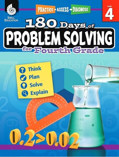 180 Days of Problem Solving for Fourth Grade – Build Math Fluency with this 4th Grade Math Workbook (180 Days of Practice)