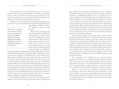 The Spectrum of Hope: An Optimistic and New Approach to Alzheimer's Disease and Other Dementias