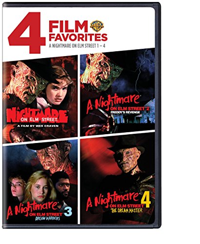 4 Film Favorites: Nightmare on Elm Street 1-4 (A Nightmare on Elm Street, Nightmare on Elm Street 2: Freddie's Revenge, Nightmare on Elm Street 3: Dream Warriors, Nightmare on Elm Street 4: The Dream Master)