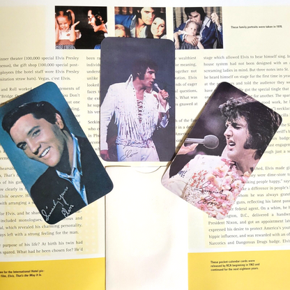 The Elvis Tresures : Includes Elvis Speaks CD replica ticket stubs calendars