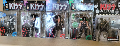 1997 KISS McFarlane Action Figures  Set of 5  Gene Simmons Ace Frehley