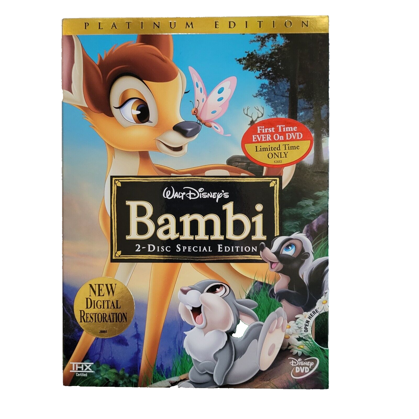 Bambi (DVD, 2005, 2-Disc Set, Special Edition/Platinum Edition)