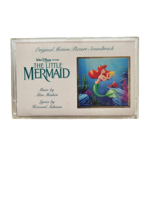 Vintage Walt Disney's The Little Mermaid Soundtrack Cassette 1989 Tested