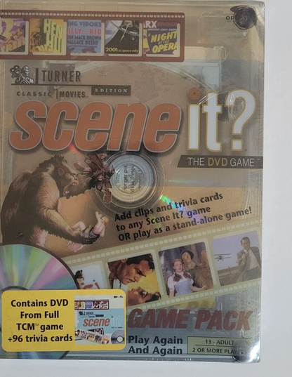 Scene It? The DVD Game Turner Classic Movies Edition - Sealed NEW 📀