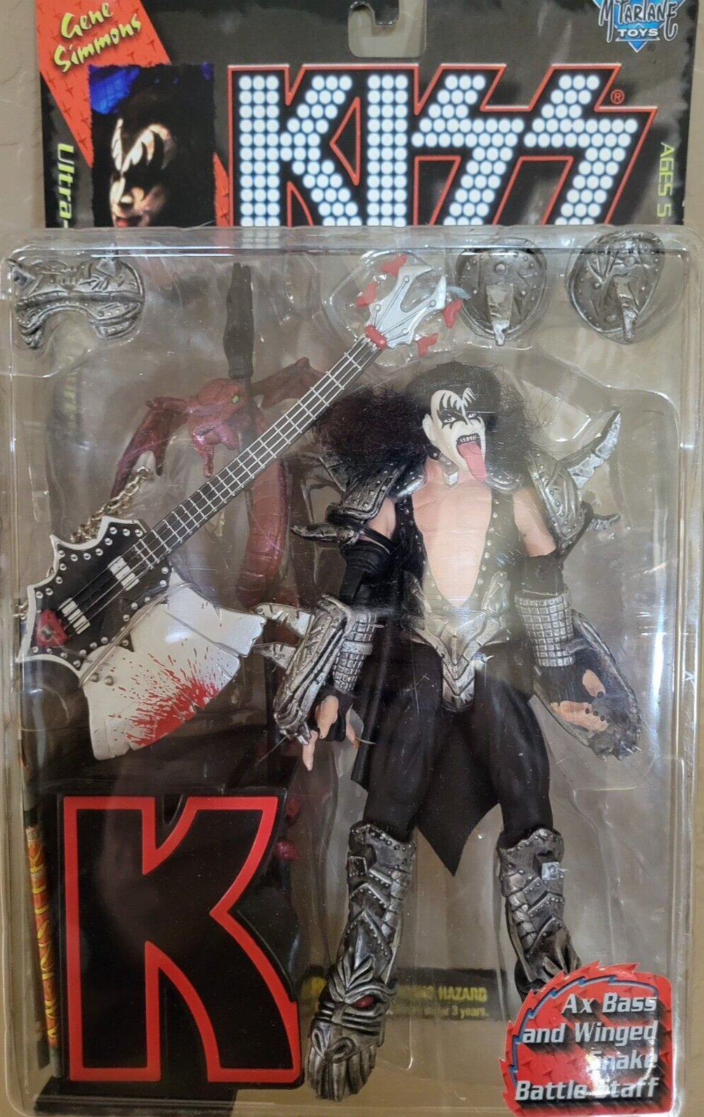 1997 KISS McFarlane Action Figures  Set of 5  Gene Simmons Ace Frehley