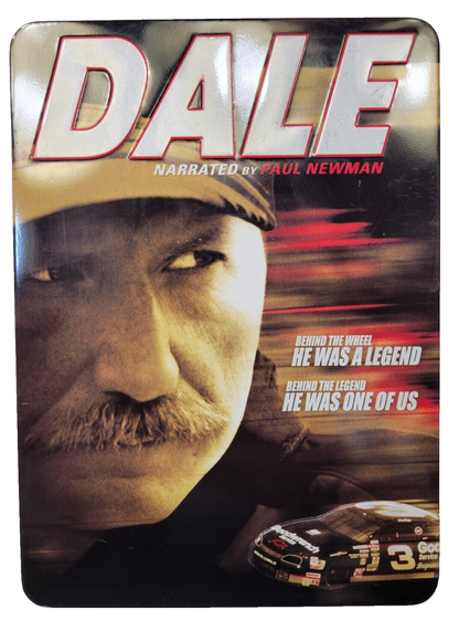 DALE Earnhardt 6 DVD Set In Collector Tin Narrated By Paul Newman