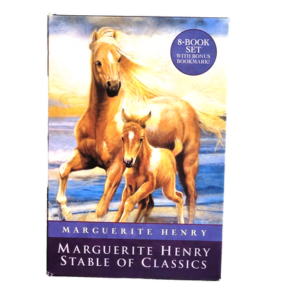 Marguerite Henry Stable of Classics Boxed Set 8 books Misty of Chincoteague
