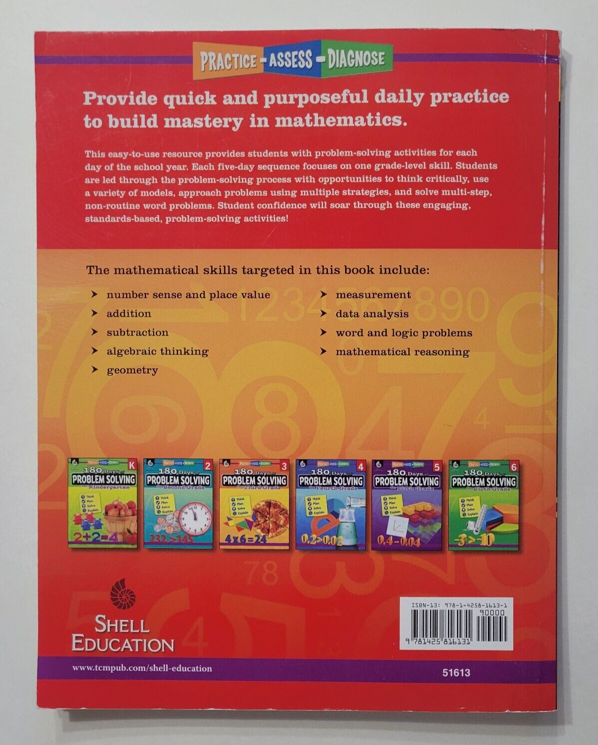 180 Days of Practice Ser.: 180 Days of Problem Solving for First Grade Level