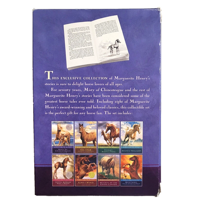 Marguerite Henry Stable of Classics Boxed Set 8 books Misty of Chincoteague