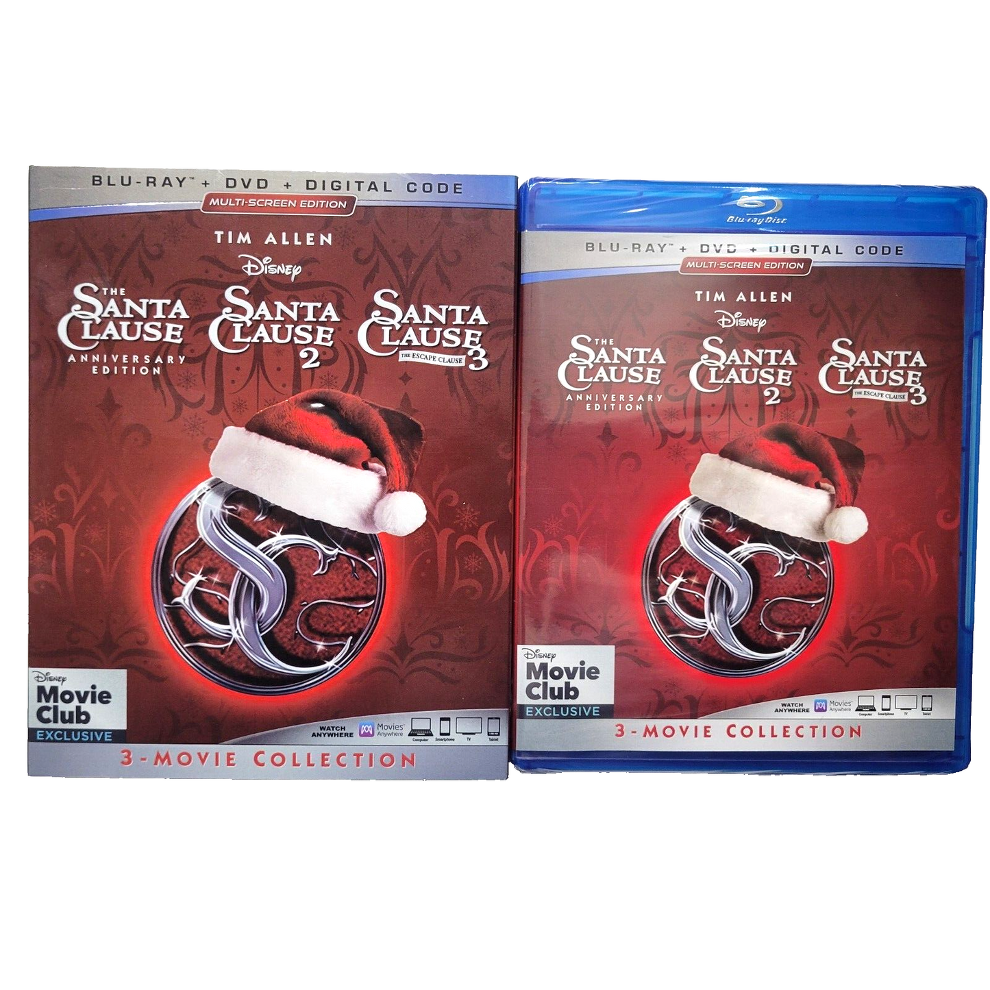 The Santa Clause 3-Movie Collection ; Blu-Ray DVD Digital Code