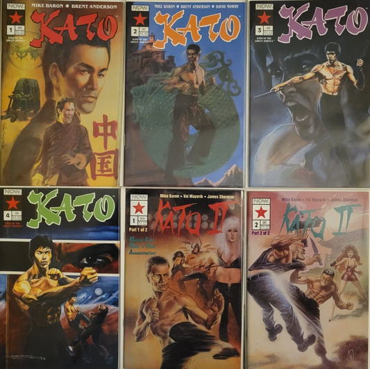 Kato 6 Comic Book Lot : Includes Kato Issues # 1-4 (1991) Kato II #1-2 (1992)