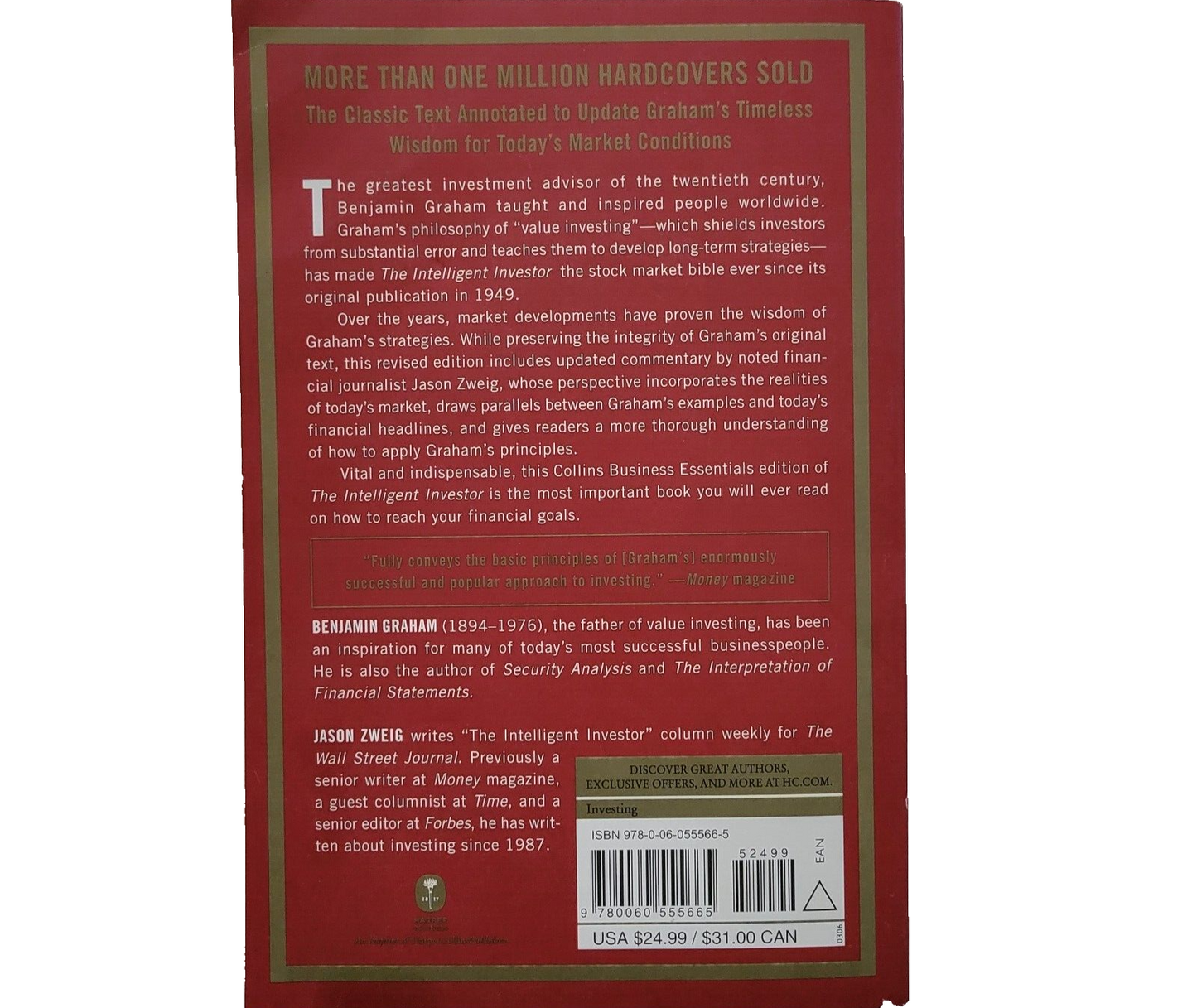 The Intelligent Investor: The Definitive Book on Value Investing Benjamin Graham